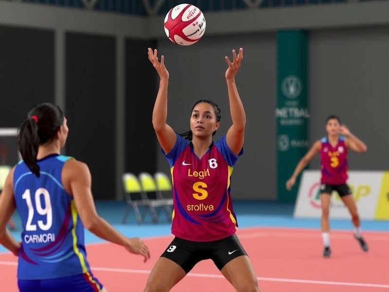 Netball Elite India in Action Netball Elite India Gameplay